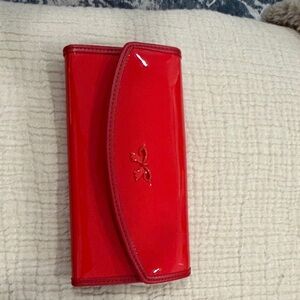 Red Patent Leather Wallet